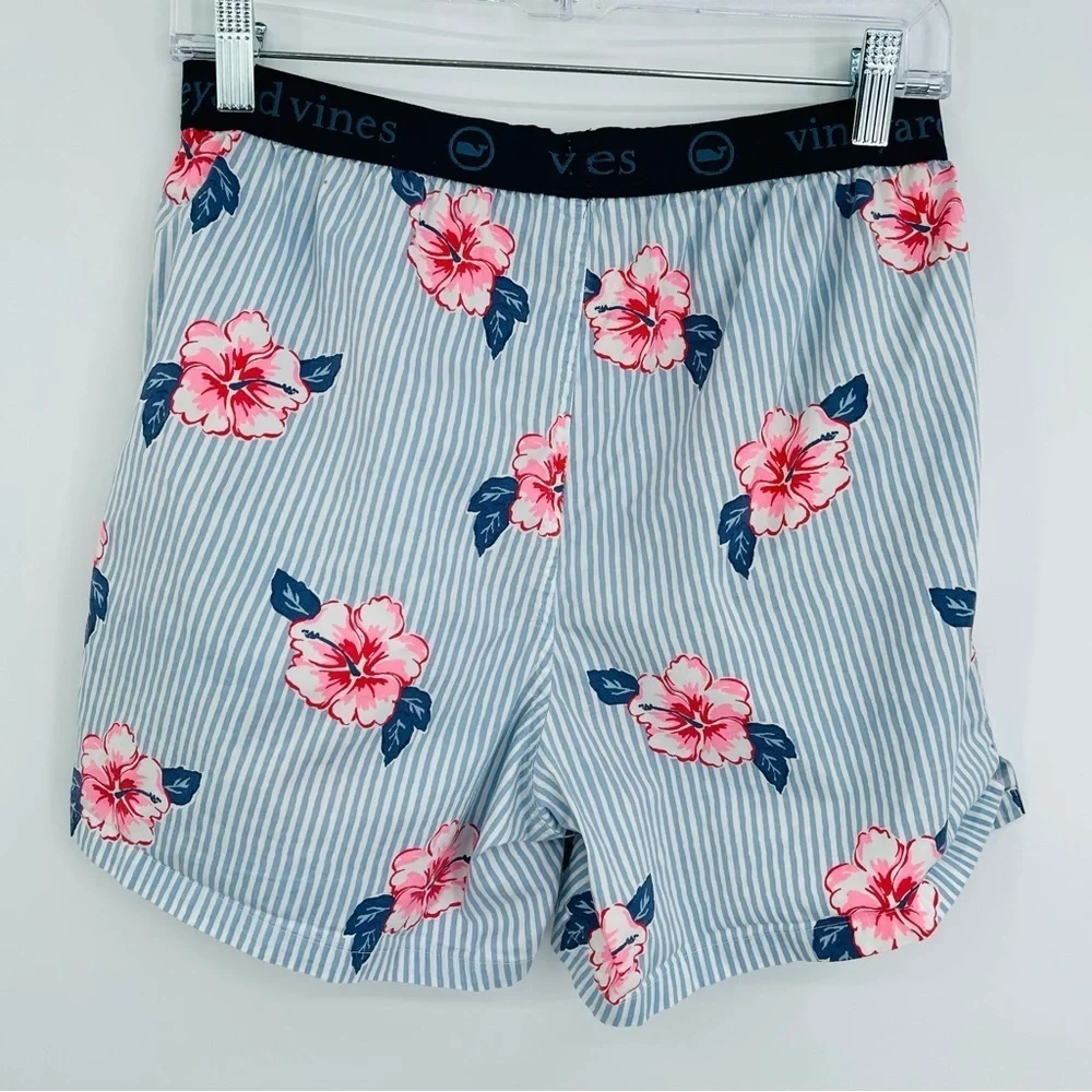 Vineyard Vines floral stripe boxer shorts men's size‎ XS